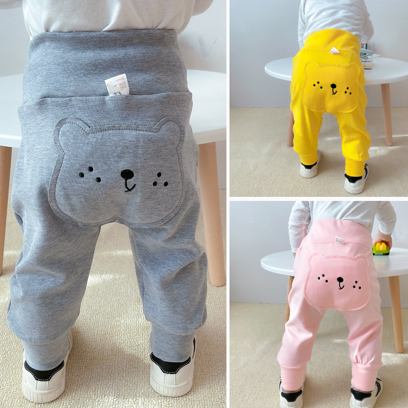 Baby pants autumn new spring and autumn 6 months 3 male baby casual sports autumn butt pants infant trousers