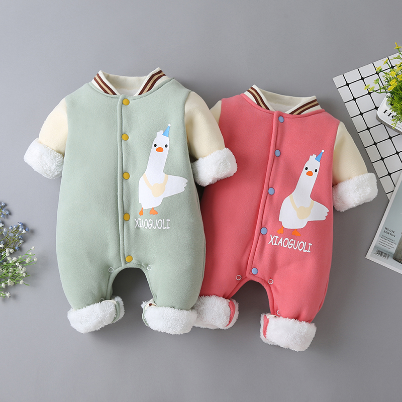 Baby Clothes Winter Clothing for 6-12 months Men's baby Cavet warm khays winter thickened freshmen climbing clothes