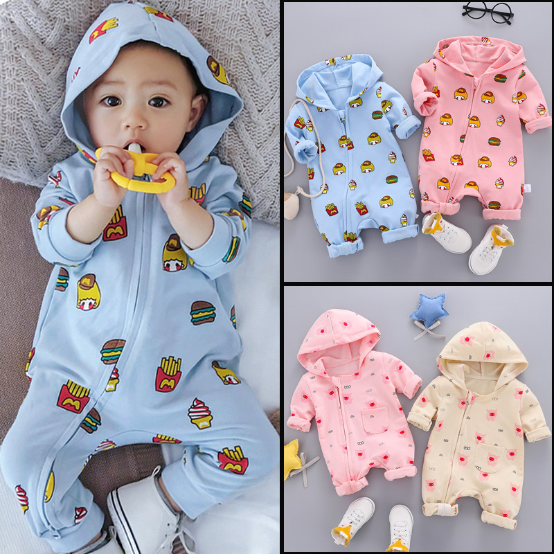 Female Baby Autumn Clothing Baby Sweaters Climbing Clothes Boy Khaclothes Newborn Clothes Laneckwear Jacket Warm Clothing