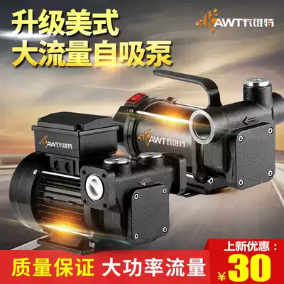 Pump 12v24v220v explosion-proof large flow diesel gasoline electric vehicle tanker equipment Small self-priming pump