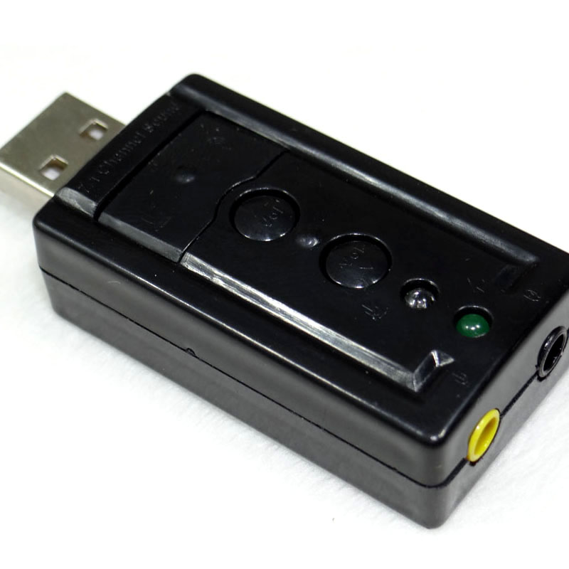 New USB 2 1 sound card external desktop computer laptop external independent sound card free headset converter