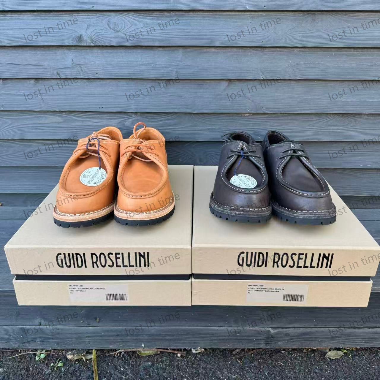 👑复古魅力再现！Guidi rosellini Orlando1837挪威缝手工袋鼠鞋🔥-时装