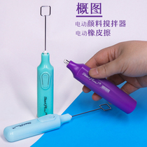 Overview paint mixing tool electric eraser art student sketch art exam exam artifact