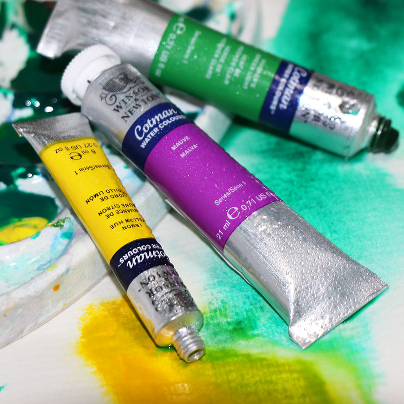 Winsor Newton Gewen watercolor paint solid watercolor beauty half solid color tube 21ml large watercolor paint