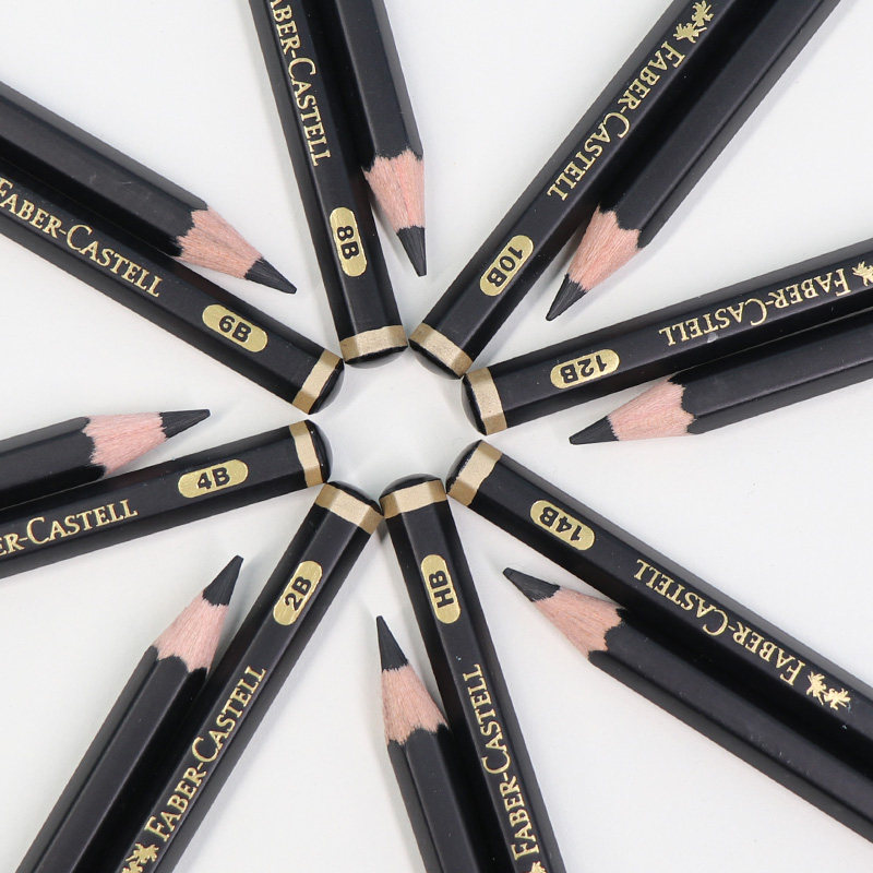 German Glow Berggia 9000 Matt Sketch Pencil Suit Drawing Design Drawing Tool Special Speed Writing Carbon Pen-Taobao