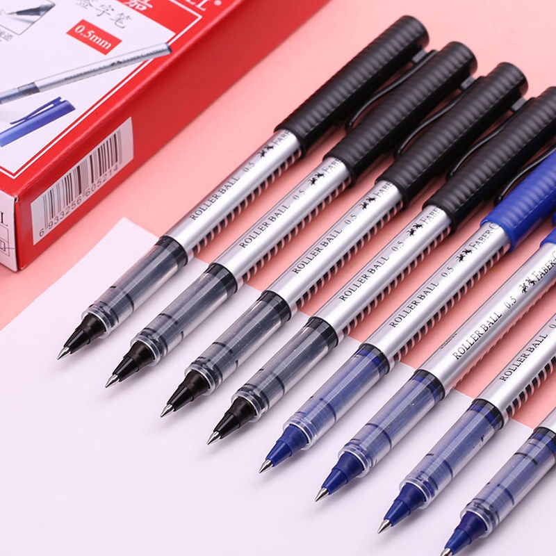 Huiberjia Neutral Pen 2493 Sign Pen 0 5mm Black Pearl Pen Large Capacity Office Student Exam Pen