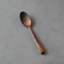 Yan Juyi handmade Chinese and Japanese wooden spoon rice spoon food grade original design boutique household lacquer