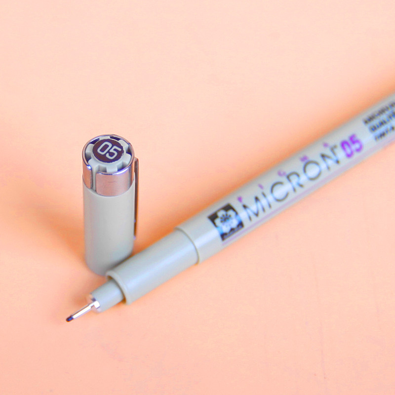 Hook line pen Japanese cherry blossom needle tube pen waterproof hand-painted comics stroke coloring American soil marker advanced anime