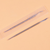 Rice-Earth stainless steel fine work Rod ultra-light clay soft clay sculpture doll hand-made DIY double-head texture sculpture tool