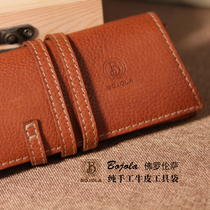 BOJOLA Italy Florence pure handmade cowhide tool bag American soil spatula sculpture Knife model tool