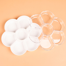 Palette Meihua 7 grid 17 5 watercolor acrylic pigment box painting model coloring up to hand American soil