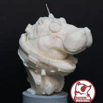 Hippo Astronaut Hippo astronauts GKmodel white mold (excluding floor) authorized for sale