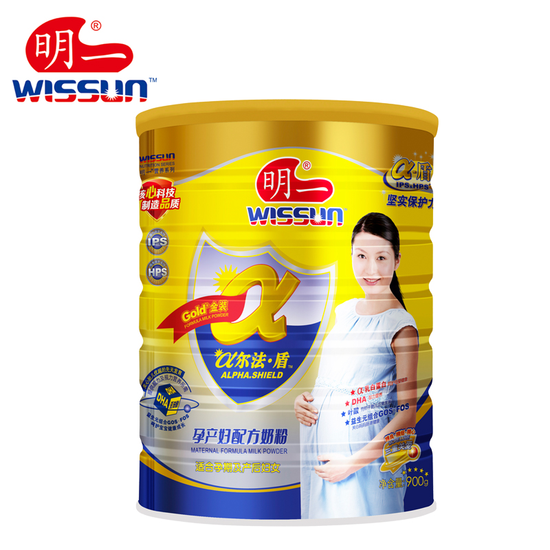 14年12月 明一 α尔法盾 孕产妇配方奶粉900g MY6421