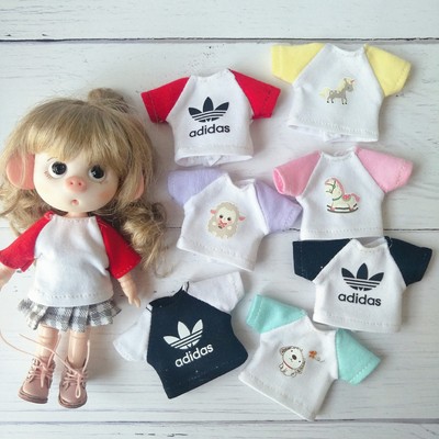 taobao agent [T -shirt OB11/8 points/small cloth] OB11 baby clothes T -shirt BJD8 points baby clothing Blythe baby jacket T -shirt beautiful pig