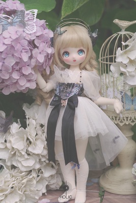 taobao agent [Holic] [Butterfly Dream] BJD baby clothing 4 -point dress skirt MDD/MSD/Xiongmei Rabbit Doudou Echo