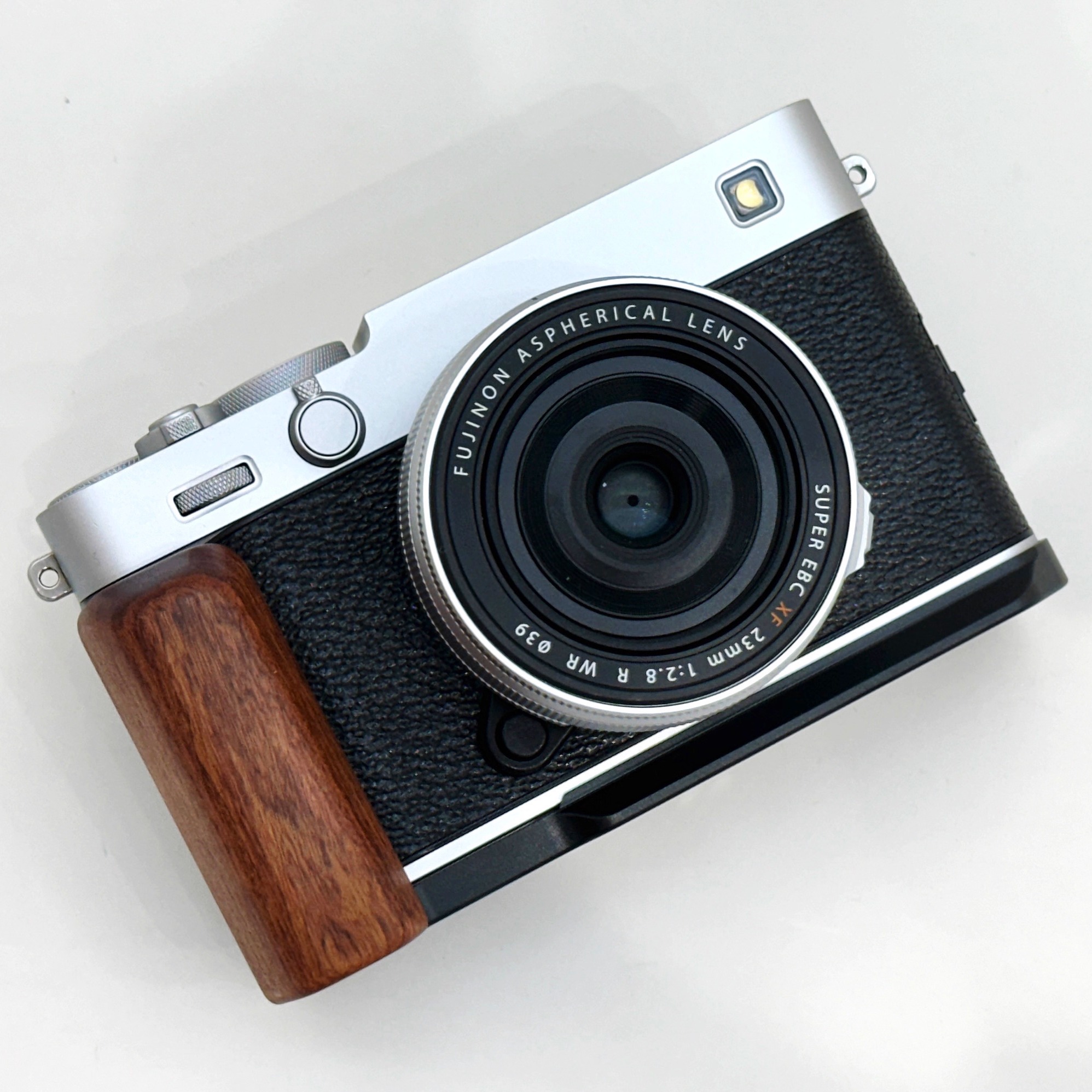 Wood Camera Hand Grip Handle L QR Plate for Fujifilm XE5 X-E5