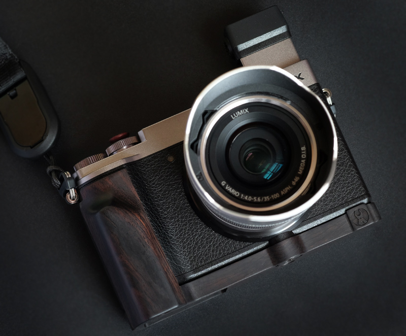 Panasonic GX9 camera ebony handle feel super leather case vise studio original design