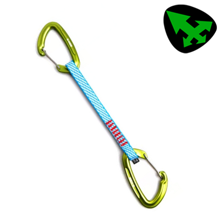 GVIEW ZERO Outdoor Professional Rock Climbing Expansion Steel Wire Door Quick Hanging Buckle