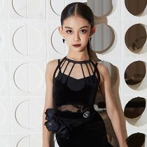 Star dance suit Latin dance practice suit for girls children and adults new three-piece suit for professional students to slim down and show their figure