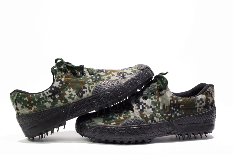 Bottes militaires pour homme en toile - Ref 1399857 Image 11