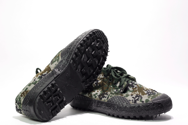 Bottes militaires pour homme en toile - Ref 1399857 Image 13