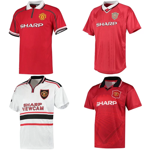 [Huanhuan подлинный] настоящий Манчестер Юнайтед Мужский Исторический Классический Классический Ретро Перипо -память Порешетка