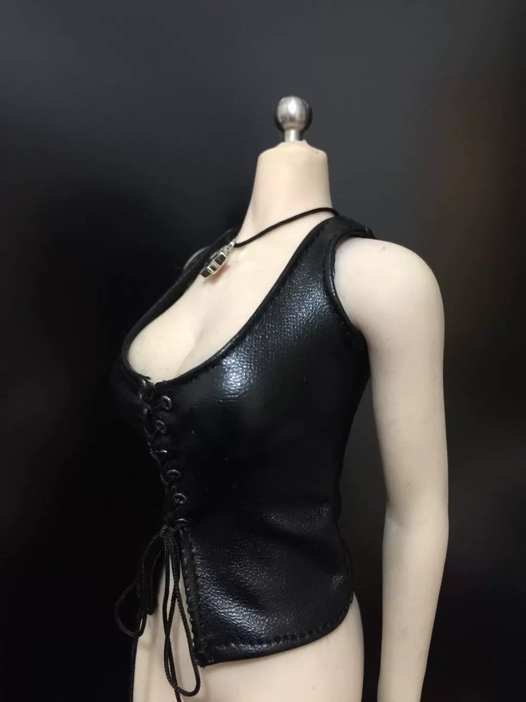 1:6PH UD4.0 женские военные аксессуары 1/6 финальная фантазия Ayayuna imitation leather vest clothes spot