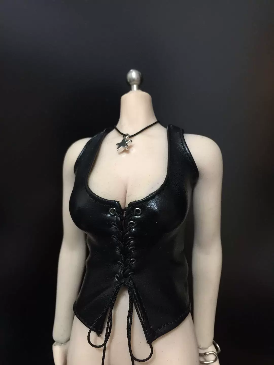 1:6PH UD4.0 женские военные аксессуары 1/6 финальная фантазия Ayayuna imitation leather vest clothes spot