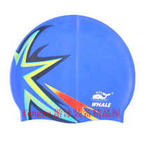 Counter whales feel good waterproof and comfortable printed silicone swimming cap CAP100