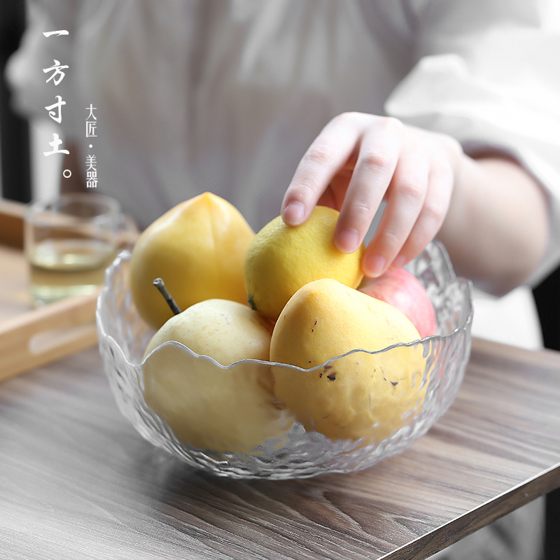 Tea washing glass Size number Fruit pan transparent tea Slag Vat can be heated Home Japanese style Zen Serve Gongfu Tea Tea Trail 