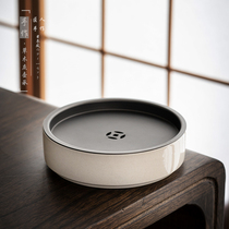 Grass Wood Ash Pot Bearing Day Style Dry Tea Pan Kongfu Tea Furniture Home Rearing Pot Cushion Heat Insulation Mat Tea Holder Water Storage Tea Table