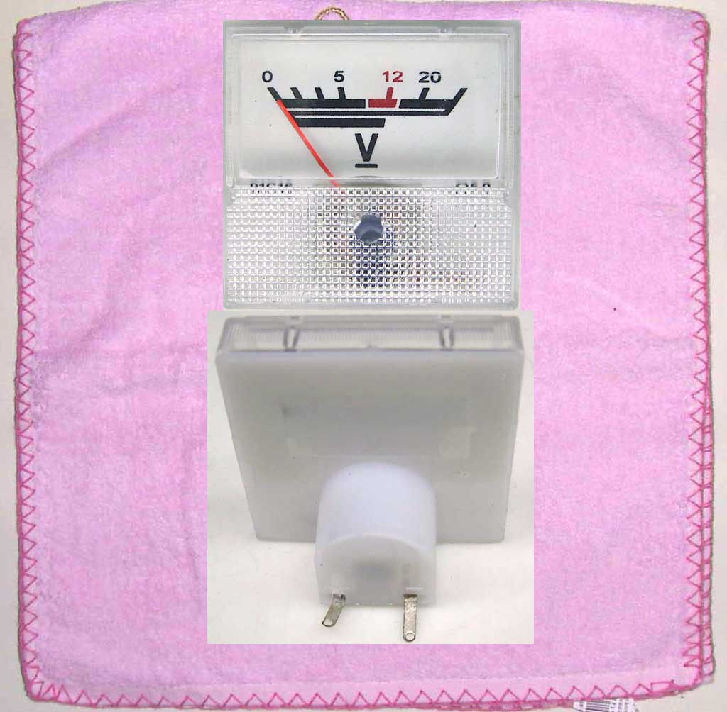 Charging motor voltmeter small number 91C16 DC 20V voltmeter