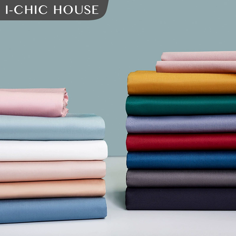 Khăn trải giường bằng vải satin 60 tấm một mảnh cotton trải giường chăn ba mảnh đặt màu đơn giản đôi đơn 1,2m giường mùa hè - Khăn trải giường