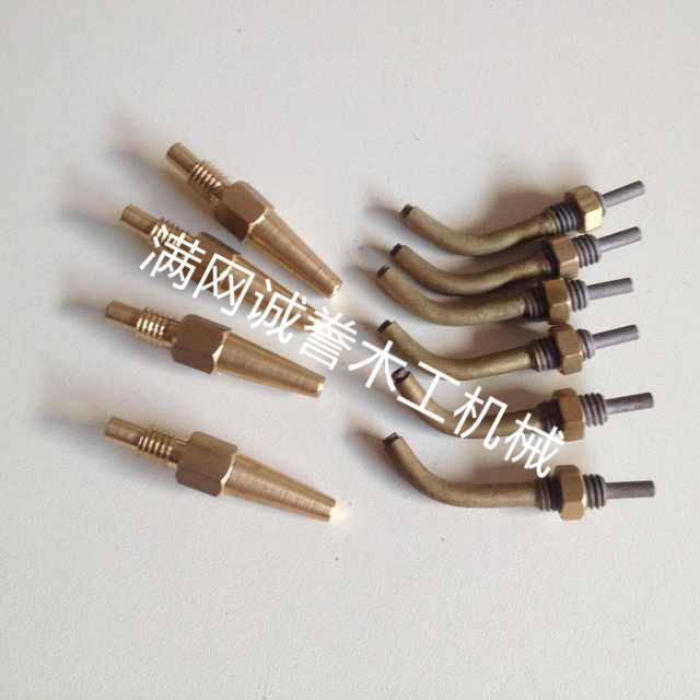 Woodworking machinery parts KUPER (Gao Bai)hot melt line patchwork machine heating pipe outlet nozzle Into the line nozzle