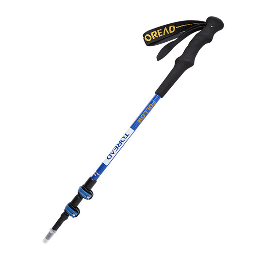 探路者户外防滑碳纤维登山杖男多功能伸缩手杖徒步拐杖女登山装备