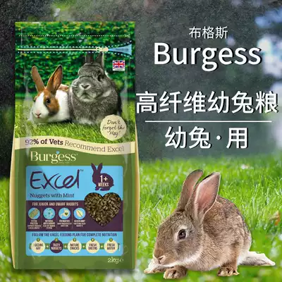 Multi-provincial Burgess Burgess young rabbit food High fiber dwarf rabbit food 2KG