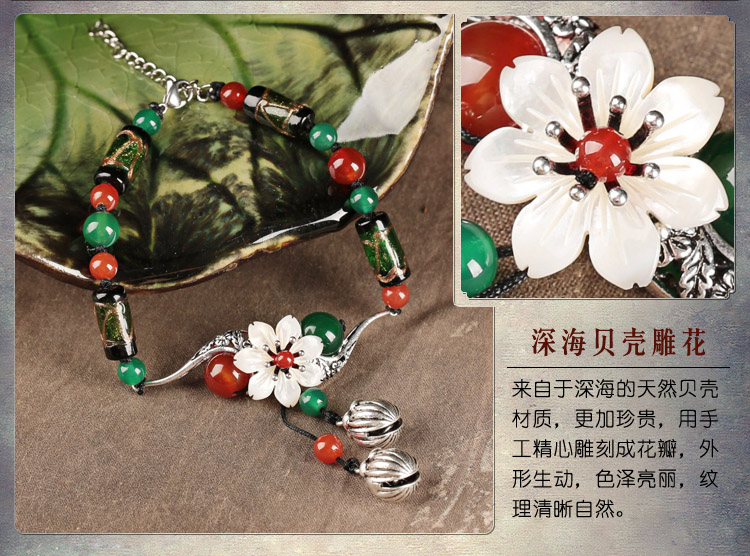 Chuông gió quốc gia nữ có một phiên bản retro Hàn Quốc của sinh viên đơn giản Sen chân chuỗi trang sức chân nữ tươi lắc chân vàng pnj
