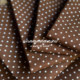 New brown dot cover fabric tea table cloth