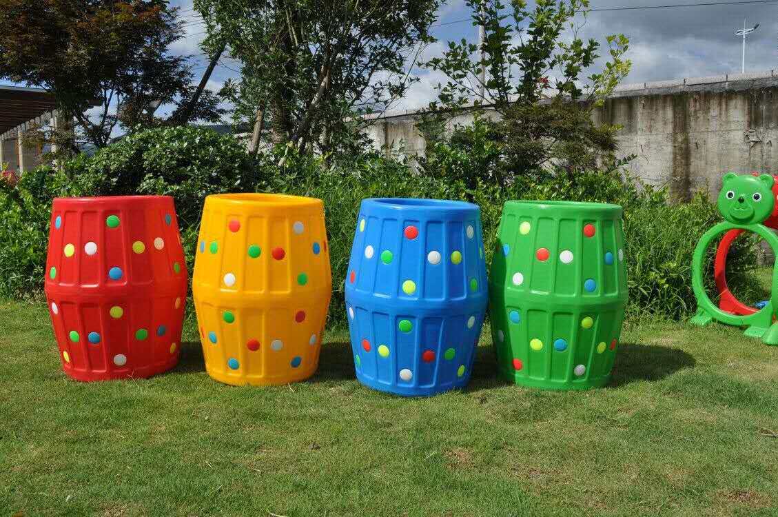 Kindergarten Roller Toys Monochrome Outdoor Pleasure Equipment Feel Integrated Equipment Rollforming Crafts Children Outdoor Teamwork