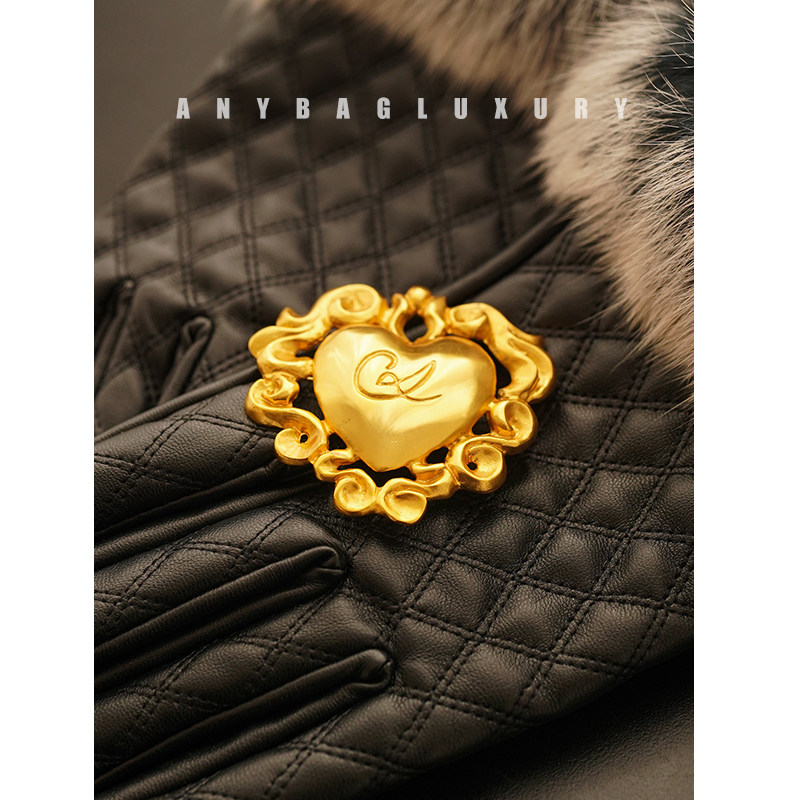 Faluxury Lava Metal Process Court Fenglage Palace - Ray Love Coat Coat and High - grade Middle Paleo - temperament needle