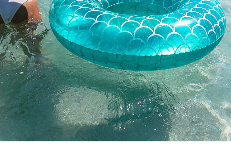 Надувной плавательный круг для взрослых, популярно в интернете, русалка, увеличенная толщина 