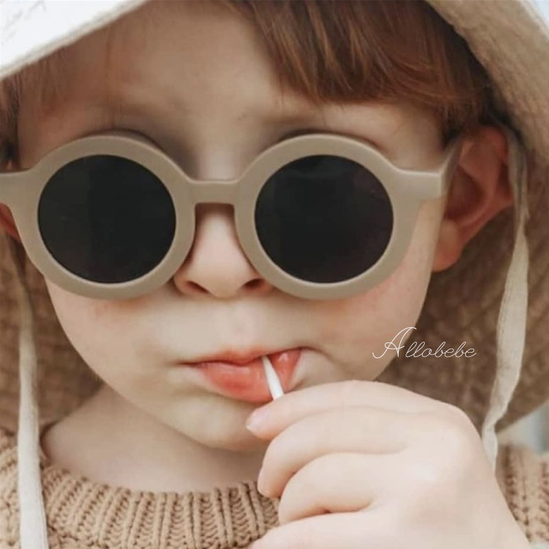 GRECHCO Children's Sunglasses Retro Fashion Boy and Girl Glasses UV 400 anti-UV sunglasses in Denmark