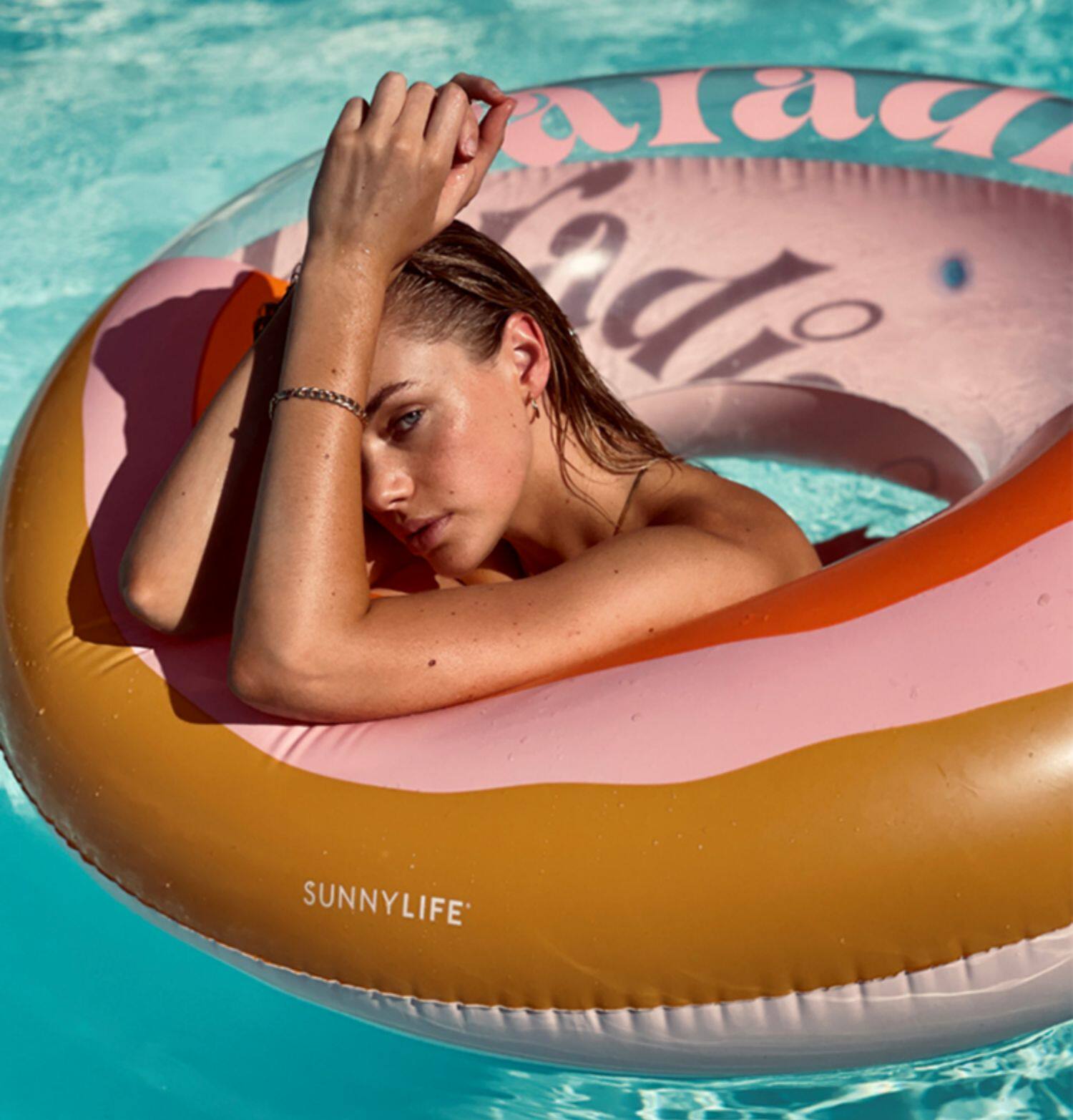 Надувной плавательный круг для взрослых, популярно в интернете, русалка, увеличенная толщина 