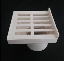 PVC side floor drain side square floor drain wall drainage floor drain balcony floor drain