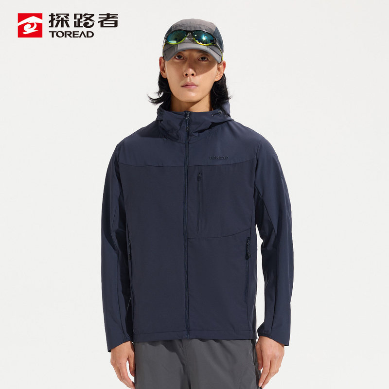 Pathfinder Soft Shell Jacket for Men 26 Spring and Summer New Outdoor Cordura Functional Jacket Taeeao81025