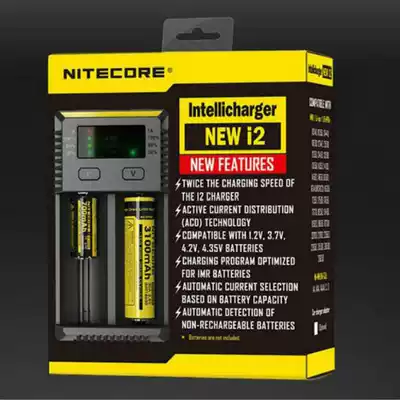 Knight Cole Nitecore New I2 Multi-function Smart Charger 18650 Lithium battery charger