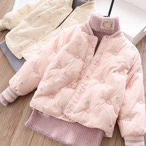 Winter style childrens down lining baby 90% white duck down Korean style down jacket girls warm and light jacket