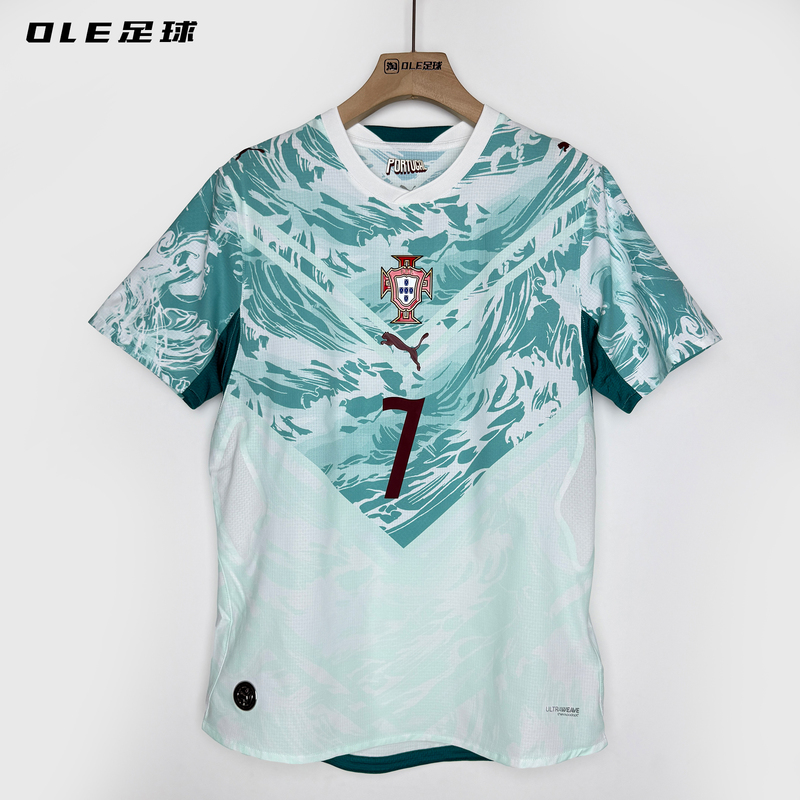 Ole Football Puma 2026 World Cup Portugal Away Cristiano Ronaldo Player Edition Short Sleeve Jersey 788145-77