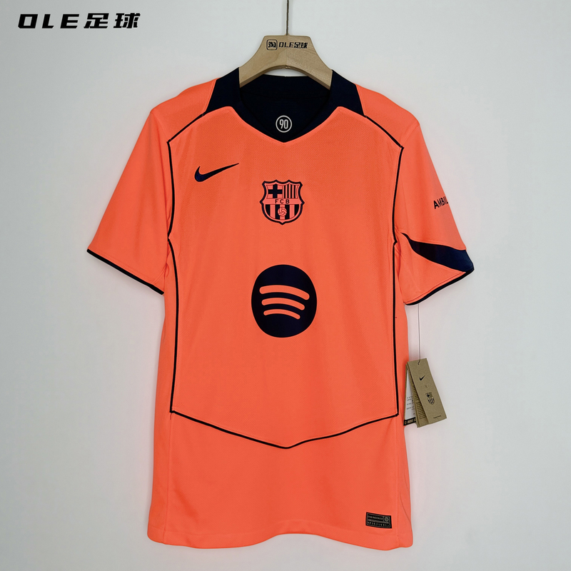 Ole Football Nike Barcelona 25-26 Second Away Fan Version Short-Sleeved Jersey Hm3201-855