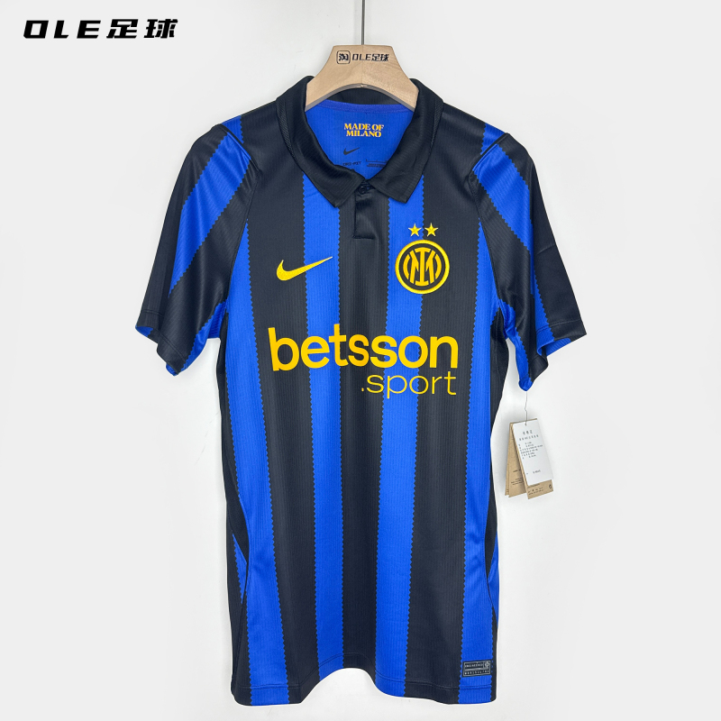 Ole Football Nike Inter Milan 26-27 Home Fan Version Short-Sleeved Jersey Ii1889-409